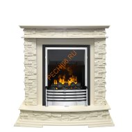 Электрокамин Dimplex Luzern с очагом Flagstaff слоновая кость