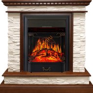 Электрокамин Royal Flame Calgary дуб/сланец белый с очагом Majestic FX