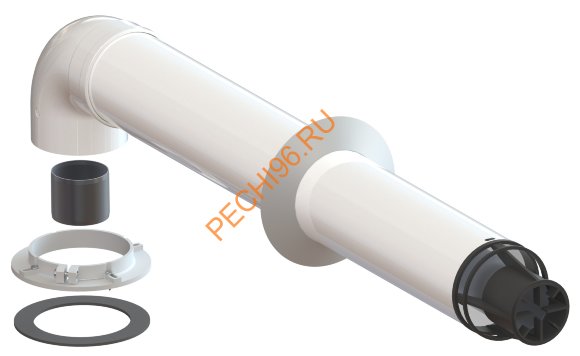 Комплект коаксиального дымохода Планета Тепла 750 мм, D60/100 мм