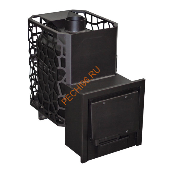 Печь банная Сталь-Мастер Рада 8 ЗК 18М 2022, дверца ДС, сетка