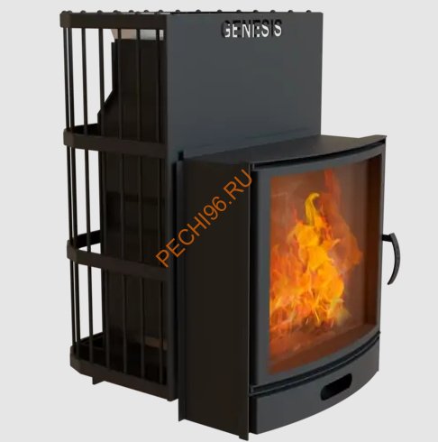 Печь-камин банная Термосфера GN 300 БС, AISI 430