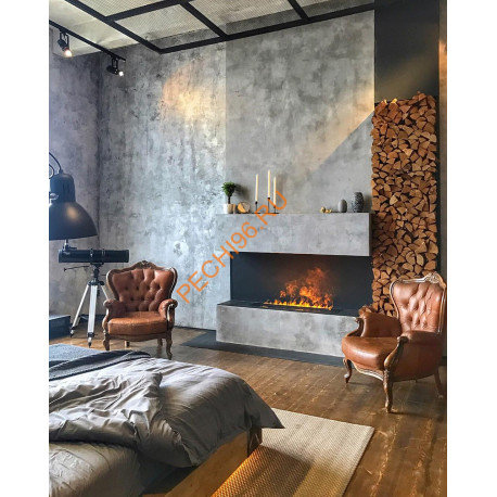 Электрический очаг RealFlame Cassette 630M 3D (муляж дров + черная панель)