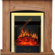 Электрокамин Royal Flame Barcelona с очагом Majestic FX Brass