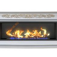 Линейный биокамин ZeFire Лоренс Люкс со стемалитом