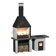 Объединённые печи 2 в 1 с печью под казан Сканди