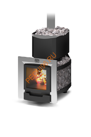 Печь банная Теплодар Русь-Сетка 18Л Панорама