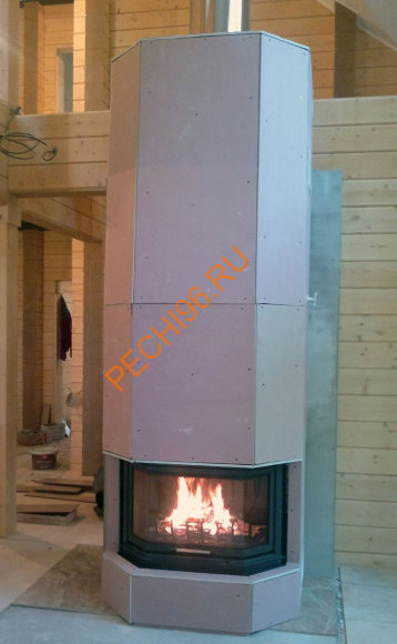 Каминная топка Palazzetti ECOMONOBLOCCO 78 V08 EXAGONE