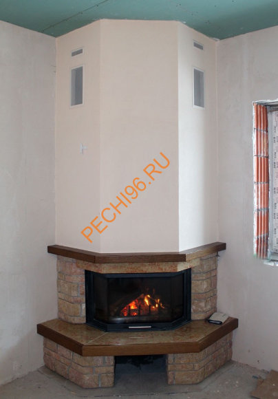 Каминная топка Palazzetti ECOMONOBLOCCO 78 V08 EXAGONE