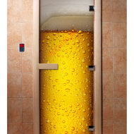 Дверь стеклянная DoorWood с фотопечатью «Свежесть»