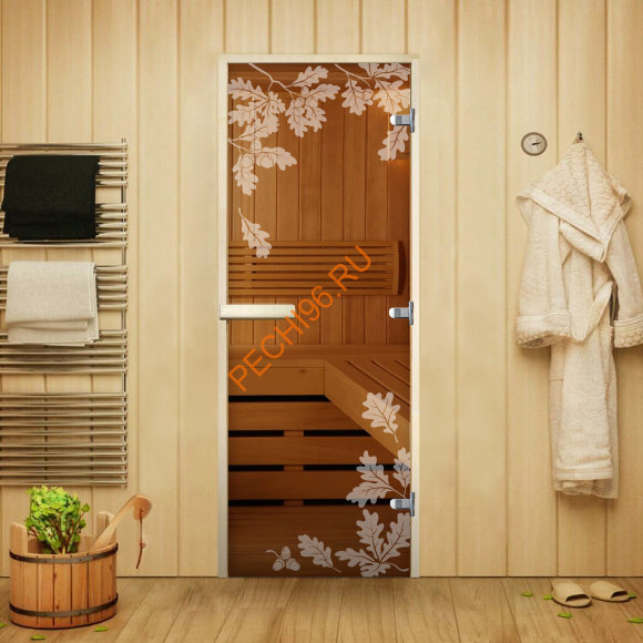 Дверь стеклянная Арта Креатив Дубок, осина