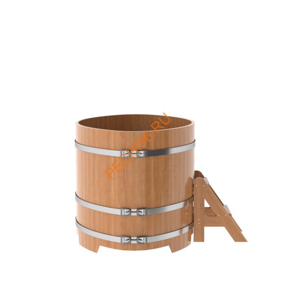 Купель для бани BentWood овальная из дуба Премиум, 1,02х1,68 м