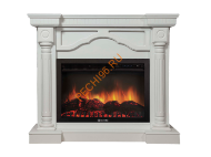 Электрокамин Electrolux EFP/P-3020LS с порталом Firelight Rome 30, белый