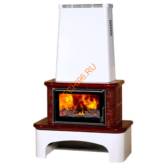 Печь-камин Вена Барокко коричневая