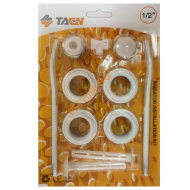 Комплект радиаторный в блистере TAEN 1"x1/2" с 2-мя кронштейнами