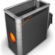 Печь банная ТМФ Аврора XXL Inox Иллюминатор антрацит НВ