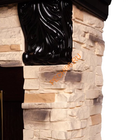 Электрокамин RealFlame Dublin Rock Corner АО с очагом 3D Olympic