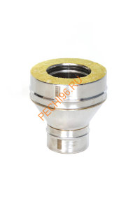 Переход моно-термо ТиС Промо, нержавейка AISI 316-0,8 мм/304-0,5 мм, D200/300 мм