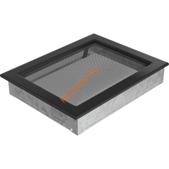 Вентиляционная решетка Kratki 22/30C 220х300 мм черная