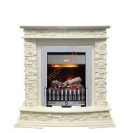 Электрокамин Dimplex Luzern с очагом Danville Chrome FB2 слоновая кость