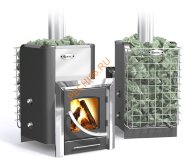 Печь банная Ермак-Элит 12-ПС с сеткой