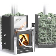 Печь банная Ермак-Элит 12-ПС с сеткой