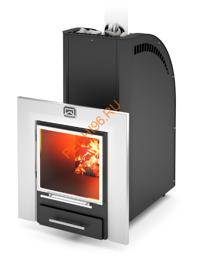 Печь банная Теплодар Каскад 18 ЛП Панорама — 