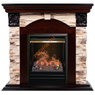 Электрокамин RealFlame Dublin Rock АО с очагом 3D Olympic