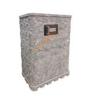 Печь банная KLOVER RT-100RV Талькомагнезит Скала с радиусными углами