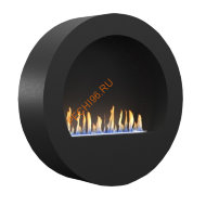 Биокамин Русский огонь Сансет настенный, чёрный