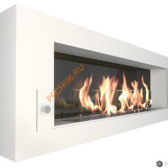 Биокамин ZeFire ORION 1200 белый со стемалитом и стеклом