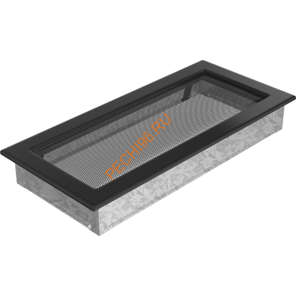 Вентиляционная решетка Kratki 22/37C 220х370 мм черная