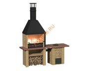 Объединённые печи 2 в 1 с печью-тандыром Классик