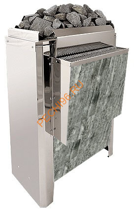 Электрическая печь Очаг с испарителем ЭНУ-6 в облицовке талькокварцит Электрическая печь Очаг с испарителем ЭНУ-6 в облицовке талькокварцит
