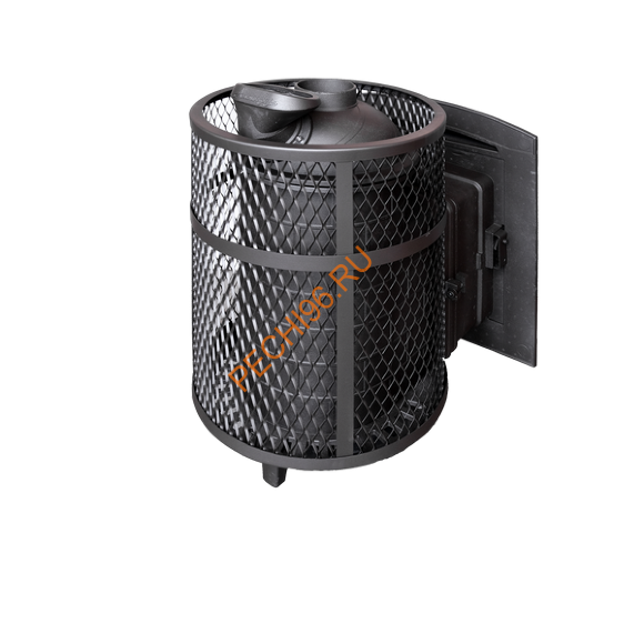 Печь банная Атмосфера сетка нержавеющая со стеклом Печь банная Атмосфера сетка нержавеющая со стеклом