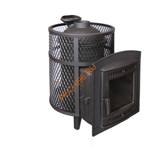Печь банная Атмосфера сетка нержавеющая со стеклом Печь банная Атмосфера сетка нержавеющая со стеклом