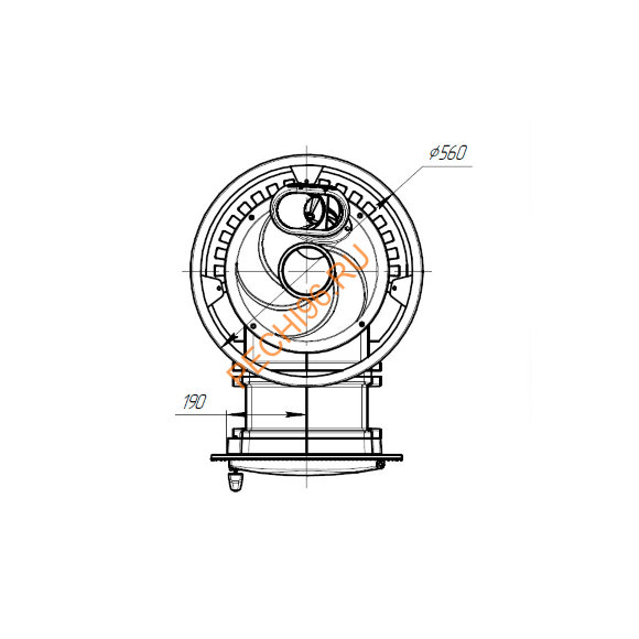 Печь банная Атмосфера М сетка с выносной топкой Печь банная Атмосфера М сетка с выносной топкой