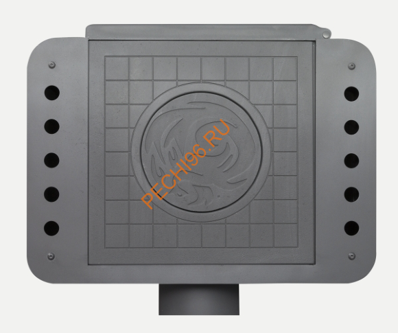 Печь-камин EcoKamin БАВАРИЯ ЭКО с плитой