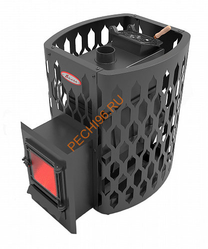 Печь банная чугунная Волга-Сетка 28 ДТ-4С ЗК с выносной топкой Печь банная чугунная Волга-Сетка 28 ДТ-4С ЗК с выносной топкой