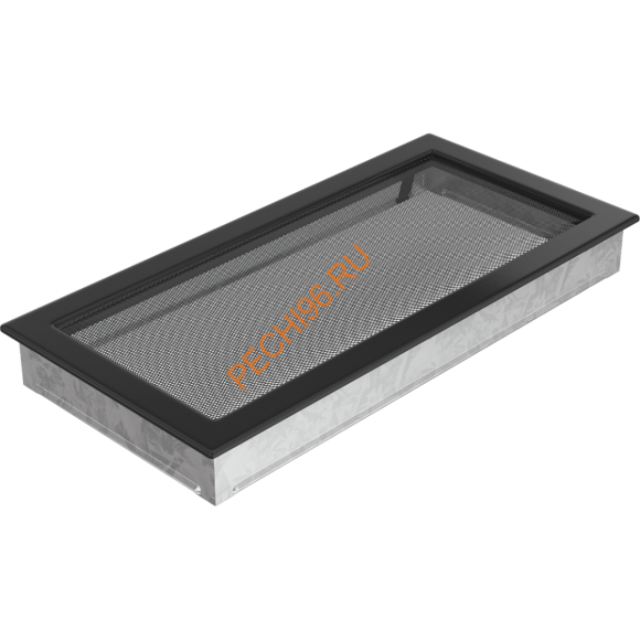 Вентиляционная решетка Kratki 22/45C 220х450 мм черная