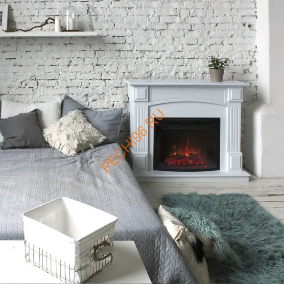 Электрокамин RealFlame Carolina 24/25,5 c очагом Evrika 25,5 LED