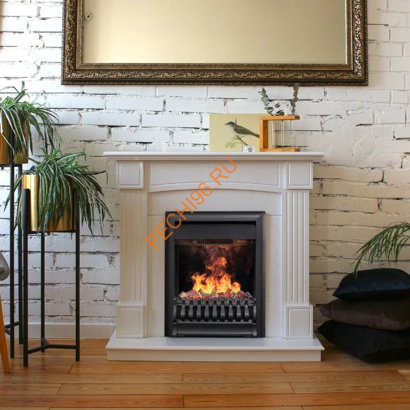 Электрокамин RealFlame Andrea STD/EUG WT/LO с очагом 3D Oregan