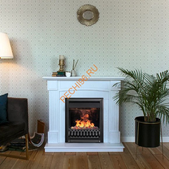 Электрокамин RealFlame Andrea STD/EUG WT/LO с очагом 3D Oregan