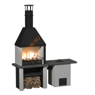 Объединённые печи 2 в 1 с печью-тандыром Сканди