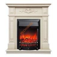 Электрокамин RealFlame Lilian WT с очагом Fobos Lux BL