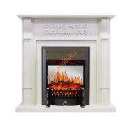 Электрокамин Royal Flame Venice фактурный белый с очагом Fobos FX M