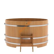 Купель для бани BentWood круглая из лиственницы Премиум, D1,8 м