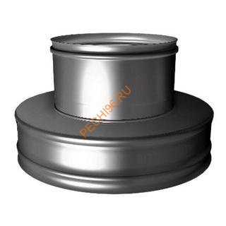 Переходник термо-моно ВУЛКАН V50R, нержавейка AISI 321/304, d 180/280 мм