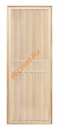 Дверь глухая «Липа» коробка 1900х700 мм, осина