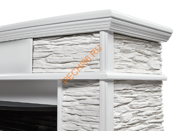 Электрокамин Electrolux Classic EFP/P-1020LS с порталом Firelight Scala Classic, сланец белый