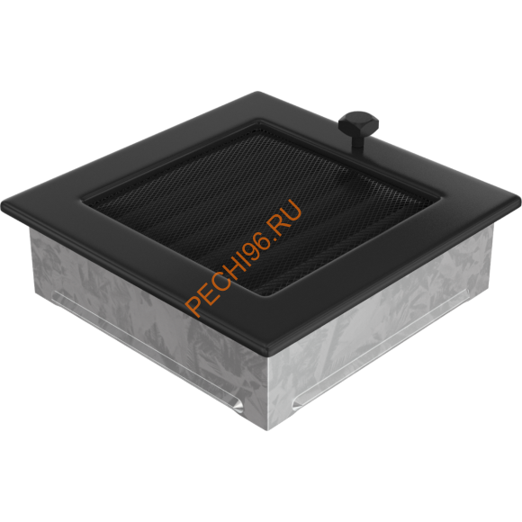 Вентиляционная решетка Kratki 17CX 170х170 мм черный